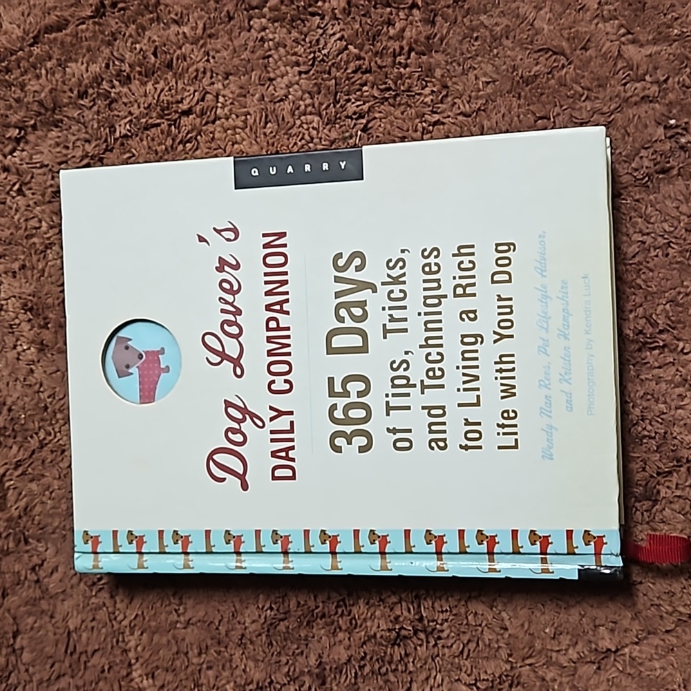Dog Lover's Daily Companion book. Hardcover.